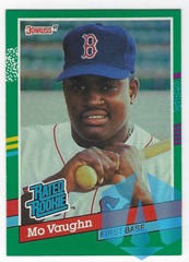 1991 Donruss Rated Rookie #430 Mo Vaughn Boston Red Sox RC